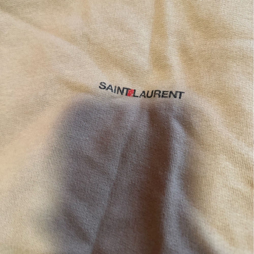 YSL Men’s Hoodie. Tan, Brand New With Tags